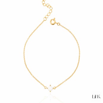 Pulseira Link Pure PRATA DOURADA