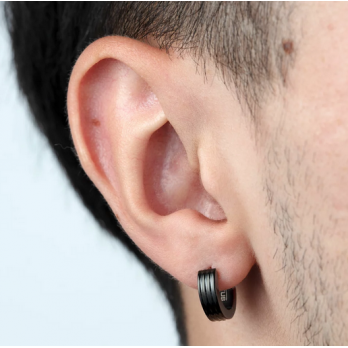 BRINCOS  LOTUS STYLE ,AÇO