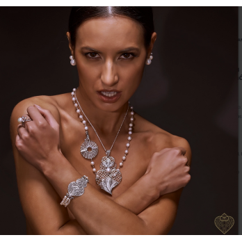 Colar Filigrana Saudade - Amália PRATA DOURADA