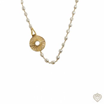 Colar Filigrana Saudade - Amália PRATA DOURADA