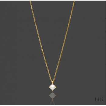 Colar Link Pure Prata Dourada