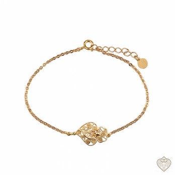 Pulseira Filigrana - Madrugada PRATA DOURADA