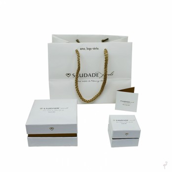 Colar Saudade Milagrosa  PRATA DOURADA