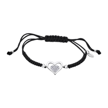 PULSEIRA CORAÇÃO LOTUS SILVER LP3124-2/2 PRATA, MULHER