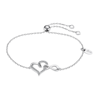 PULSEIRA CORAÇÃO LOTUS SILVER MOMENTS LP3519-2/1 PRATA, MULR