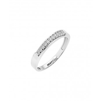 ANEL OURO 19K COM 11 DIAMANTES