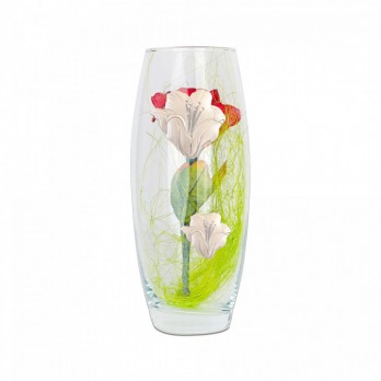 Jarra Dhome Flores  BILAMINADO DE PRATA