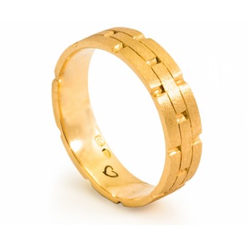 Aliança Romantis Ouro 19K