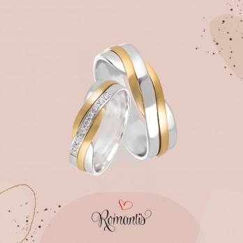 Aliança Romantis Ouro 19K