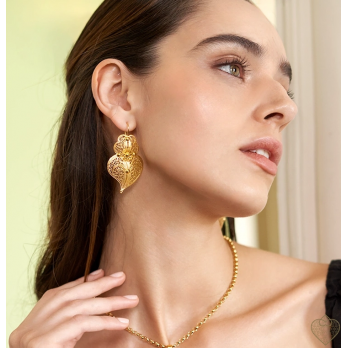 Brincos Filigrana Saudade - Ternura