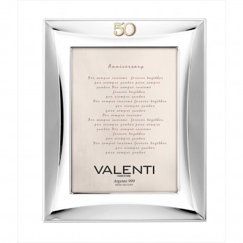 Moldura Dhome 50 Anos PVD/PRATEADO