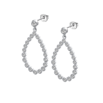 BRINCOS  PRATA LOTUS SILVER