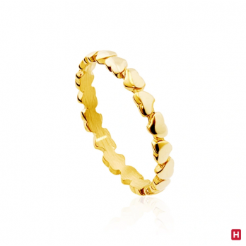 Anel Hassu Love Golden