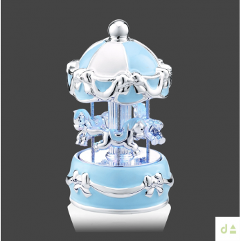 Carrossel Musical Dhome Cavalinhos C/ LUZ   BILAMINADO