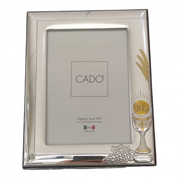 Moldura Dhome Comunhão Pvd Prateado