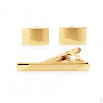 Set Botões Punho & Mola Gravata