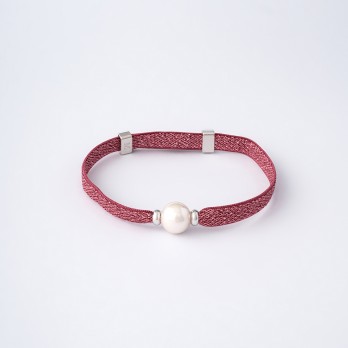 PULSEIRA  PRATA MAJORICA Circa Magenta