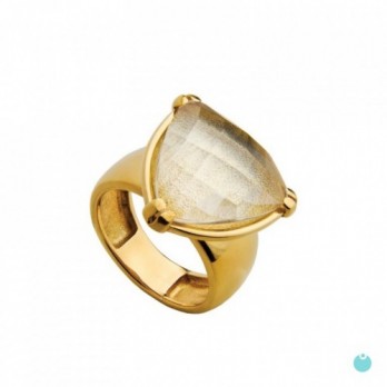 ANEL  PRATA DOURADA LINK