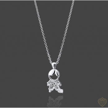 Colar Prata Saudade Menino