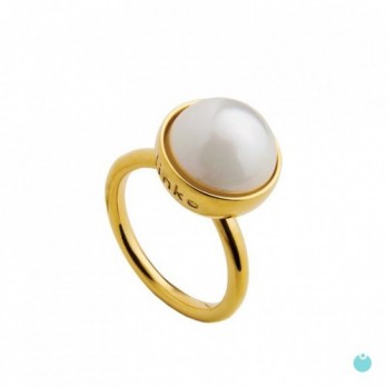 ANEL   PRATA DOURADA LINK