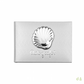 Livro de Autógrafos Dhome Batismo BILAMINADO PRATA