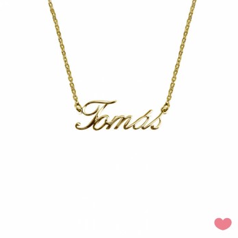 Colar Personalizado My Passion PRATA DOURADA