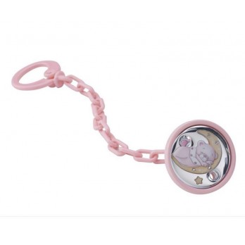 Corrente de Chupeta Dhome Urso Pvd prateado