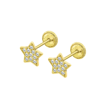 BRINCOS CRIANÇA OURO 9K
