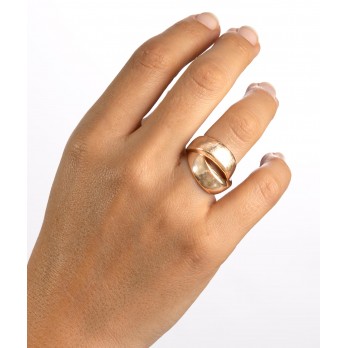 Anel textura de Tiras VIDAL & VIDAL