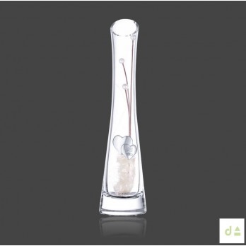 Jarra Dhome Coração 25 Anos BILAMINADO DE PRATA