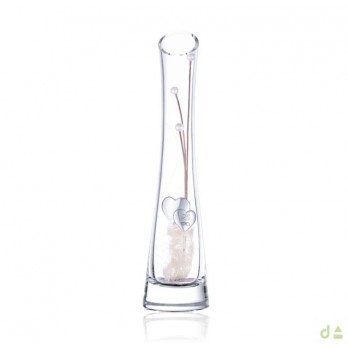 Jarra Dhome Coração 25 Anos BILAMINADO DE PRATA