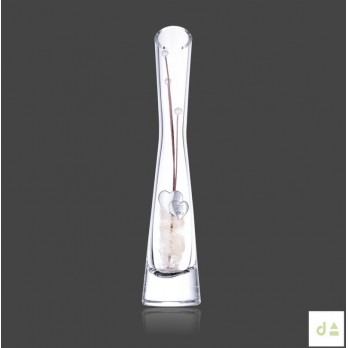 Jarra Dhome Coração 25 Anos BILAMINADO DE PRATA