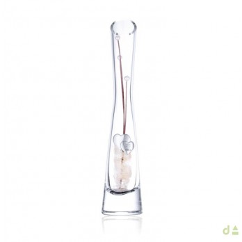 Jarra Dhome Coração 25 Anos BILAMINADO DE PRATA