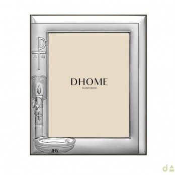 Moldura Dhome Batismo  PVD/PRATEADO