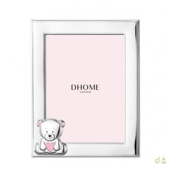 Moldura Dhome Criança Ursinho  PVD/PRATEADO