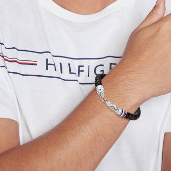 Pulseira Homem Pele Castanha Tommy Hilfiger Jewelry
