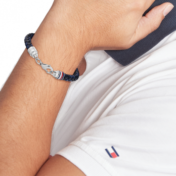 Pulseira Homem Pele Azul Tommy Hilfiger Jewelry