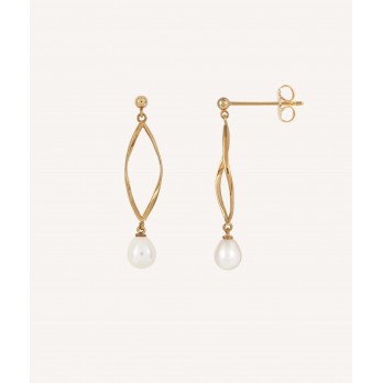 Brincos com pérola cultivada  Vidal & Vidal