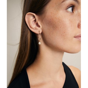 Brincos com pérola cultivada  Vidal & Vidal