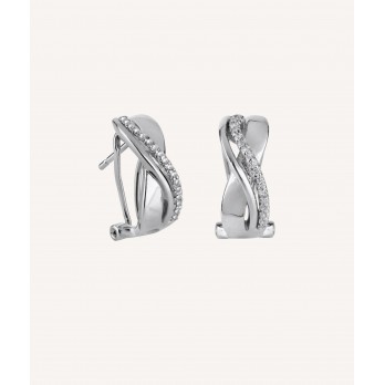 Brincos de zirconias  fina Vidal & Vidal
