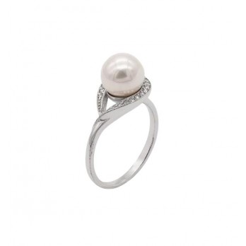 ANEL OURO BRANCO  9K