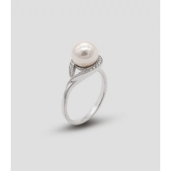 ANEL OURO BRANCO  9K