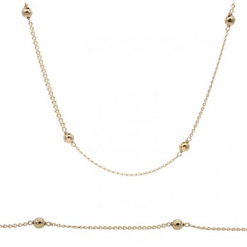 Colar Bolinhas em Ouro 9K