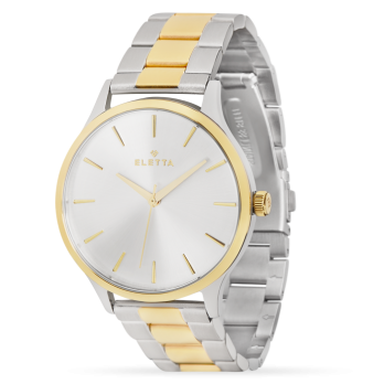 RELOGIO ELETTA  New Classic  Silver-Gold E2341SGBEP76