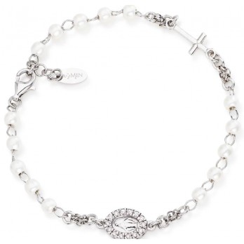 Pulseira Rosário Prata  Amen Jewelry