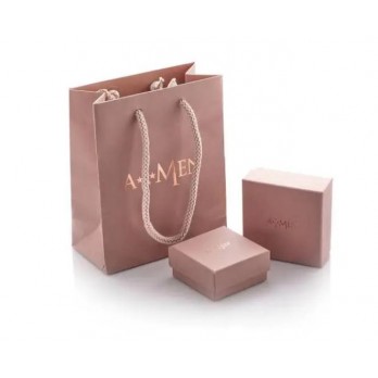 Colar  coração infinito Prata Dourada CLHIGBZ