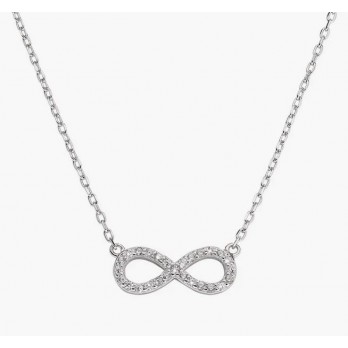 Colar Infinito  Prata  Amen Jewelry CLINBBZ