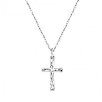 Colar Cruz Prata  Amen Jewelry CLCRLEB