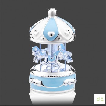 Carrossel Musical Dhome Cavalinhos C/ LUZ   BILAMINADO