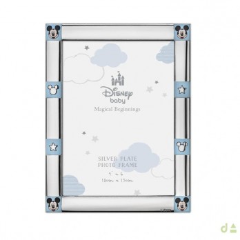 Moldura Criança Mickey  PVD/PRATEADO